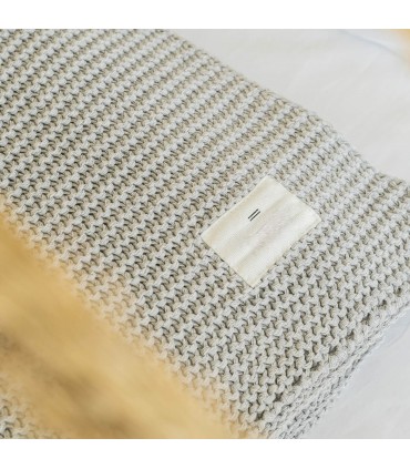 coperta in cotone effetto maglia, coperta in lana grigia, coperta in cotone