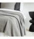 Couverture  Chaud en Coton 130x170cm Coll. Dune Gris