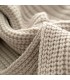 Cozy Wool Blanket Neutral Colors 130x170cm coll. Aria Cream