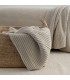 Cozy Wool Blanket Neutral Colors 130x170cm coll. Aria Cream