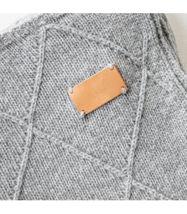 Warm Wool Blanket 130x170cm Coll. Celeste Grey