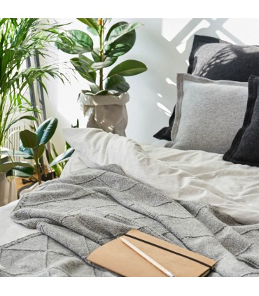 Warm Wool Blanket 130x170cm Coll. Celeste Grey