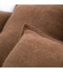 Natural Wool Decorative Cushion 50x50cm Coll. Sahara Brown