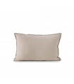 Coussin Décoratif en Laine Naturelle 60x40cm Coll. Sagara Beige