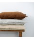 Natural Wool Decorative Cushion 60x40cm Coll. Sahara Brown