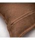 Coussin Décoratif en Laine Naturelle 60x60cm Coll. Sahara Marron