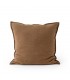 Coussin Décoratif en Laine Naturelle 60x60cm Coll. Sahara Marron