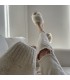 Elegant Sheepskin Slippers for Women Zen Panna N°37