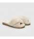 Elegant Sheepskin Slippers for Women Zen Panna N°37