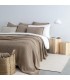 Couverture Douillette en Laine Couleurs Neutres 130x170cm Coll. Aria Beige