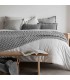 Refined Mountain Style Blanket in Wool 130x180cm Coll. Chalet Dufor Grey