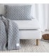 Refined Mountain Style Blanket in Wool 130x180cm Coll. Chalet Dufor Grey