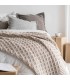 copy of Refined Mountain Style Blanket in Wool 130x180cm Coll. Chalet Dufor Beige