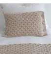 Coussin Doux en Laine Style Montagne 60x40cm Coll. Chalet Dufor Beige