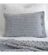 Morbido Cuscino in Stile Montagna in Lana 70x50cm Coll. Chalet Dufor Grigio