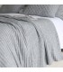 Couvrelit en Laine Style Montagne 220x240cm Coll. Chalet Dufor Gris