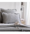 Classic Winter Decorative Cushion in Wool 90x50cm Coll. Zola Light Grey