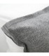 Classic Winter Decorative Cushion in Wool 90x50cm Coll. Zola Grey