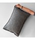 Classic Winter Decorative Cushion in Wool 60x40cm Coll. Zola Grey