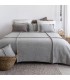 Classic Winter Wool Blanket 220x240cm Coll. Zola Light Grey