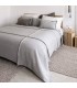 Classic Winter Wool Blanket 260x240cm Coll. Zola Light Grey