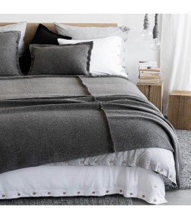 Classic Winter Wool Blanket 220x240cm Coll. Zola Grey