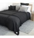 Classic Winter Wool Blanket 180x240cm Coll. Zola Dark Grey