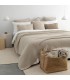 Cozy Double Bedcover in Wool 220x240cm coll. Aria Cream