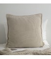 Coussin Decoratif Doux en Laine 60x60cm Coll. Aria Creme'