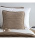 Coussin Decoratif Doux en Laine 50x50cm Coll. Aria Beige