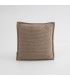 Coussin Decoratif Doux en Laine 50x50cm Coll. Aria Beige