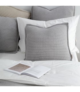 Soft Decorative Wool Cushion 50x50cm coll. Aria Grey