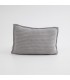 Coussin Decoratif Doux en Laine 60x40cm Coll. Aria Gris