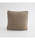 Morbido Cuscino Decorativo in Lana 60x60cm coll. Aria Beige