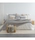 Cozy Double Bedcover in Wool 220x240cm coll. Aria Grey