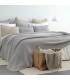 Cozy Double Bedcover in Wool 220x260cm coll. Aria Grey