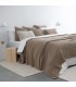 Couvrelit Double Douillette en Laine 220x240cm Coll. Aria Beige