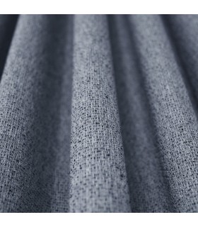 Modern Eyelet Curtain Mixed Cotton Collection Anzio Blue  140x270cm