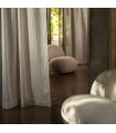 Elegant Refined and Modern Eyelet Curtain Collection Ilan Ecru  140x270cm