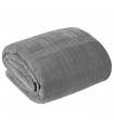 Soft quilted Bedcover Grey 220x240cm Milano