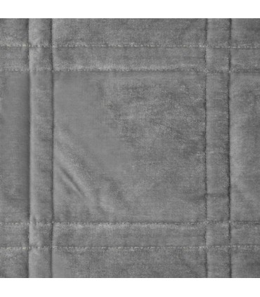 Soft quilted Bedcover Grey 220x240cm Milano