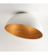 Moderna Lampada da Soffitto 50 cm Collezione Sfera Colore Bianco/Rame