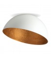 Plafonnier Moderne 90 cm Collection Sfera Couleur Blanc/Cuivre