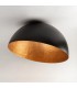 Moderna Lampada da Soffitto 35 cm Collezione Sfera Colore Nero/Rame