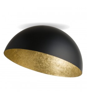 Modern Ceiling Lamp 50 cm Sfera Collection Color Black/Gold