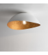 Lampada da Soffitto di Design Moderno Collezione Onda Piccola Colore Bianco/Rame