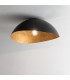 Lampada da Soffitto di Design Moderno Collezione Onda Piccola Colore Nero/Rame