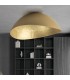 Lampada da Soffitto di Design Moderno Collezione Onda Piccola Colore Nero/Rame