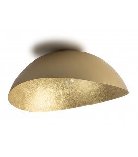 Lampada da Soffitto di Design Moderno Collezione Onda Media Colore Oro