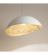 Hanging Lamp for Modern Interiors  Onda Medium Collection Color White/Gold